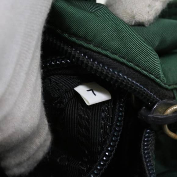 PRADA Hand Bag Nylon Green Auth 63209 - Picture 11 of 16